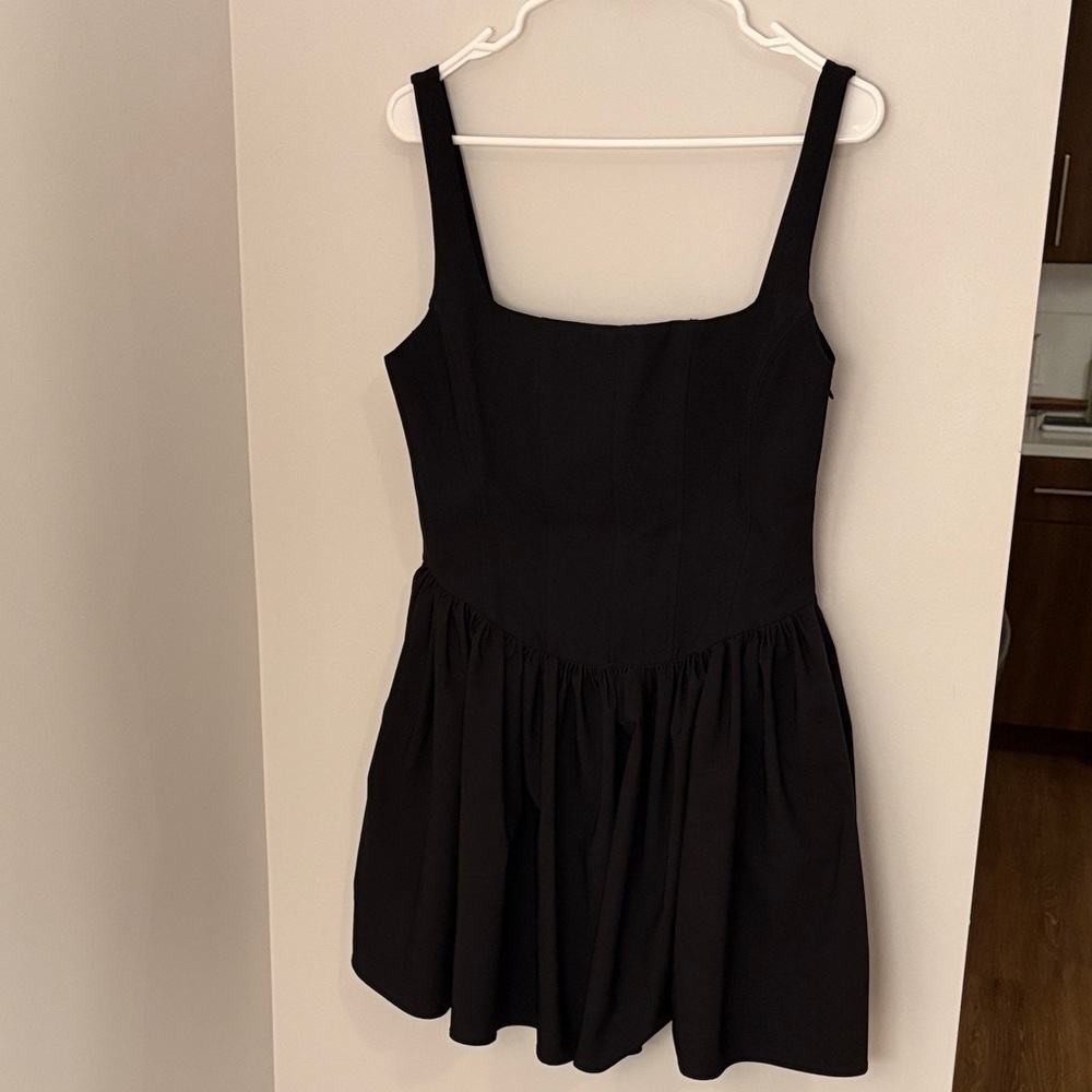 Zara Black Corset Mini Dress